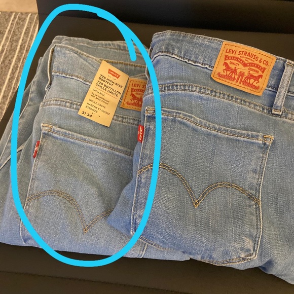 LEVIS 725 HIGH RISE BOOTCUT WOMEN'S JEANS - Picture 2 of 3